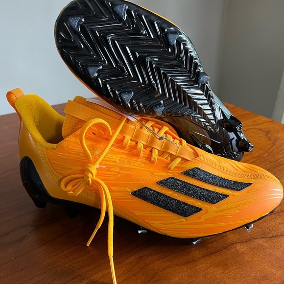 adidas Adizero 2022 Football Cleats HP6598 Mens Collegiate Orange - Picture 3 of 7